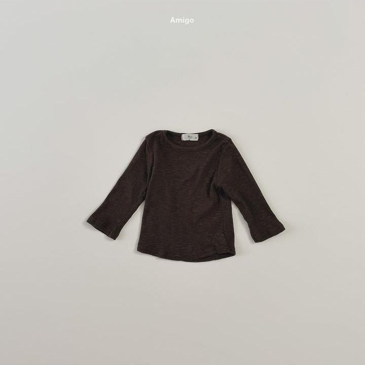 Elly Ribbed Tee [amigo]（2026AW） 3