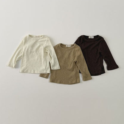 Elly Ribbed Tee [amigo]（2026AW） 1