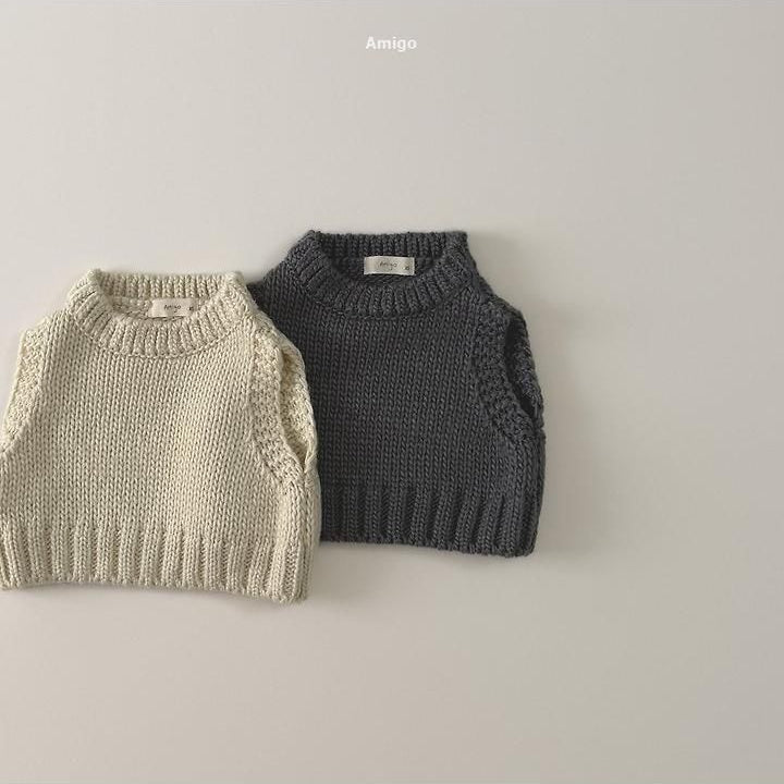 Knit Vest [amigo]（2026AW） 7