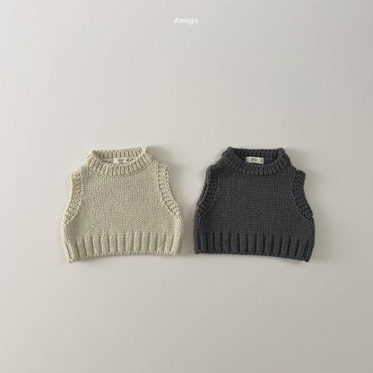 Knit Vest [amigo]（2026AW） 11