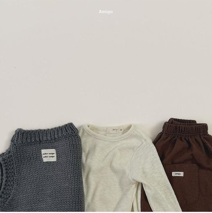 Knit Vest [amigo]（2026AW） 20