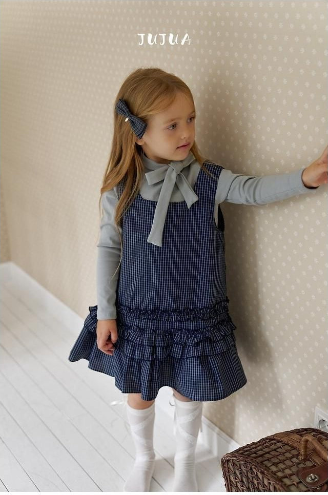 Frill Check Dress [jujua]（2026AW） 7