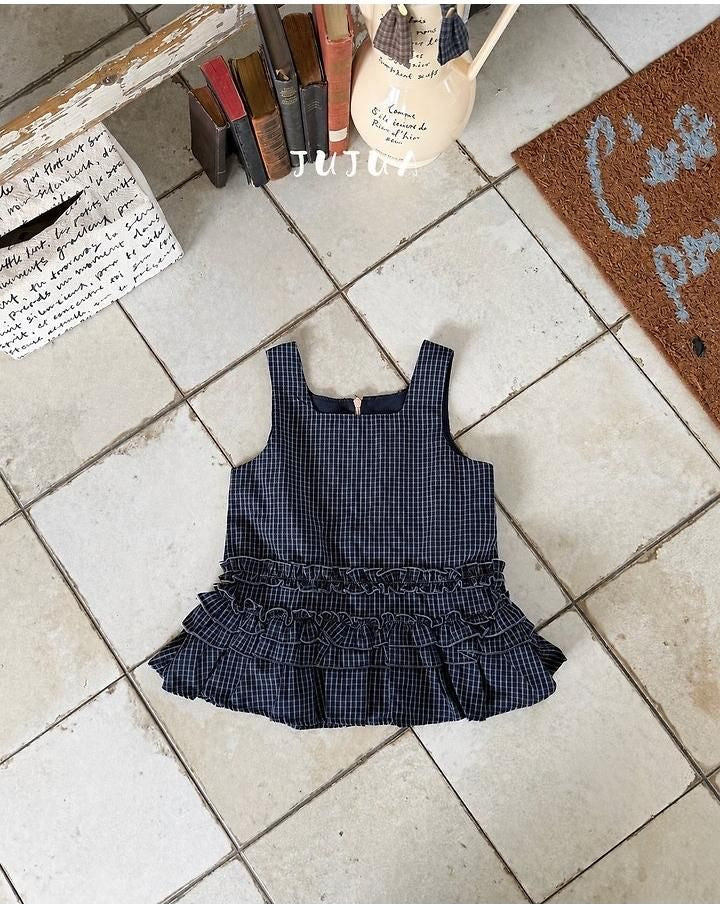 Frill Check Dress [jujua]（2026AW） 12