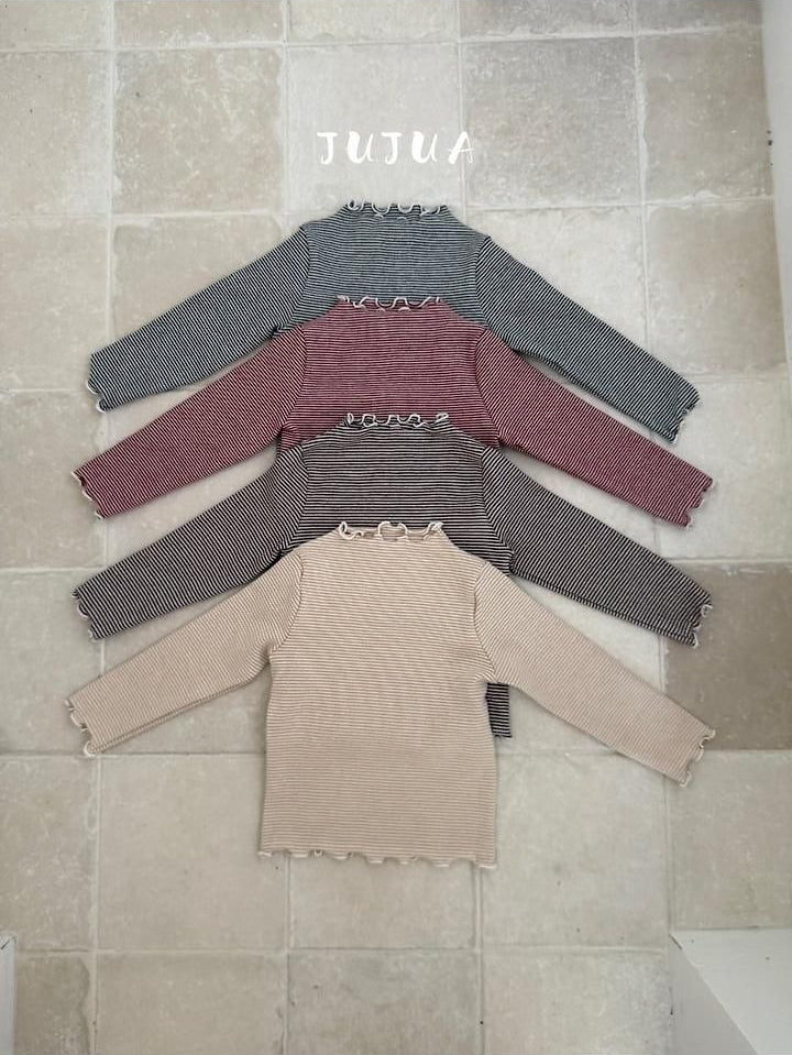 Stripe Turtleneck Tee [jujua]（2026AW） 13