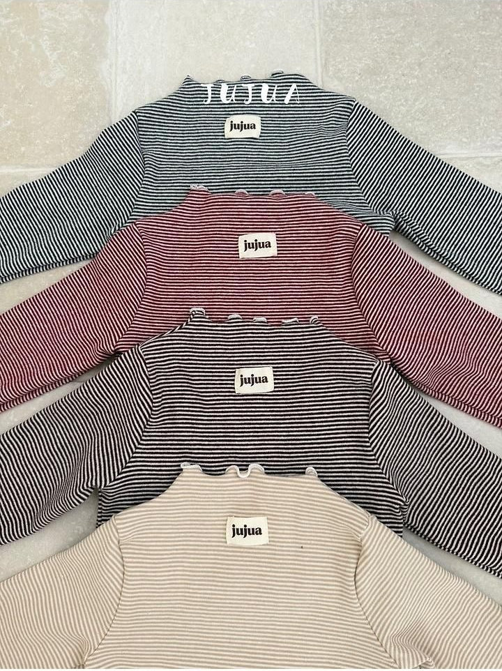 Stripe Turtleneck Tee [jujua]（2026AW） 14
