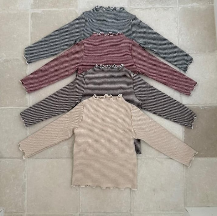 Stripe Turtleneck Tee [jujua]（2026AW） 1