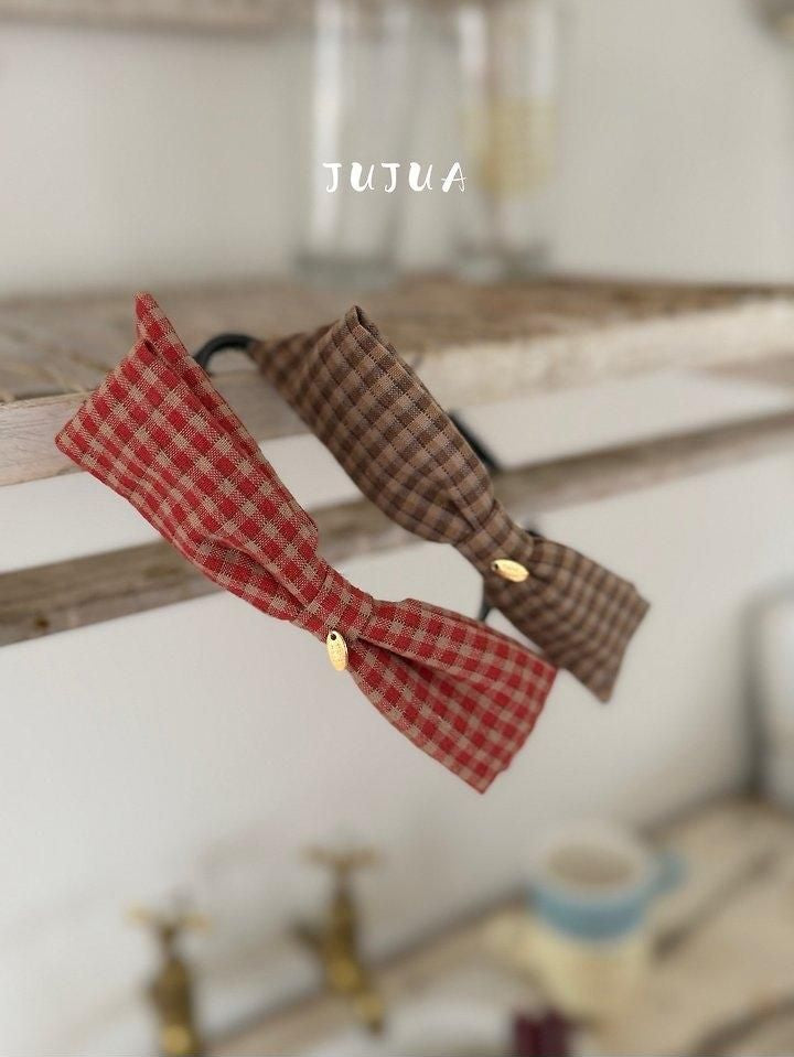 Candy Check Headband [jujua]（2026AW） 2