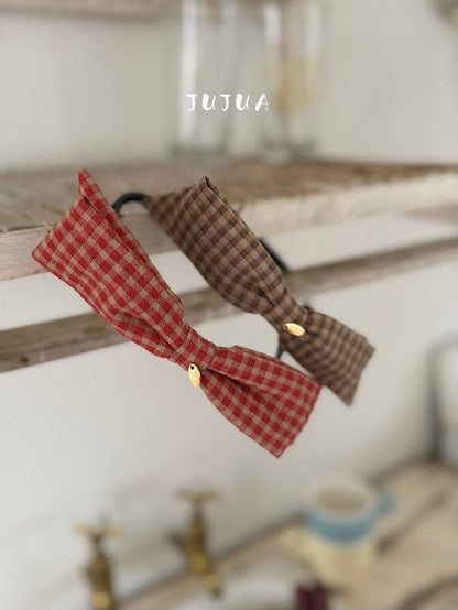 Candy Check Headband [jujua]（2026AW） 2