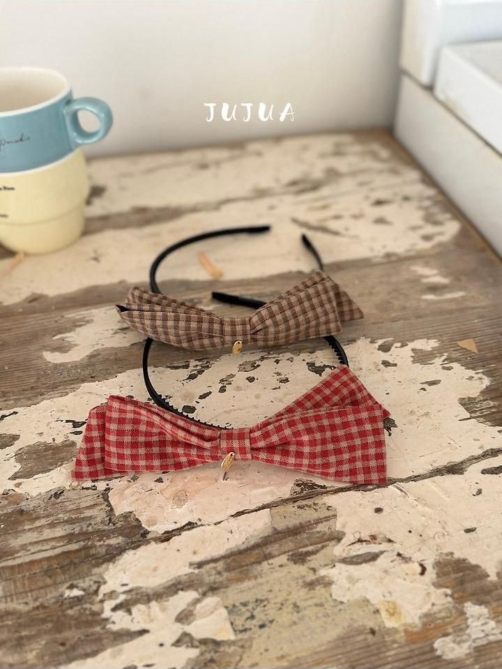 Candy Check Headband [jujua]（2026AW） 4