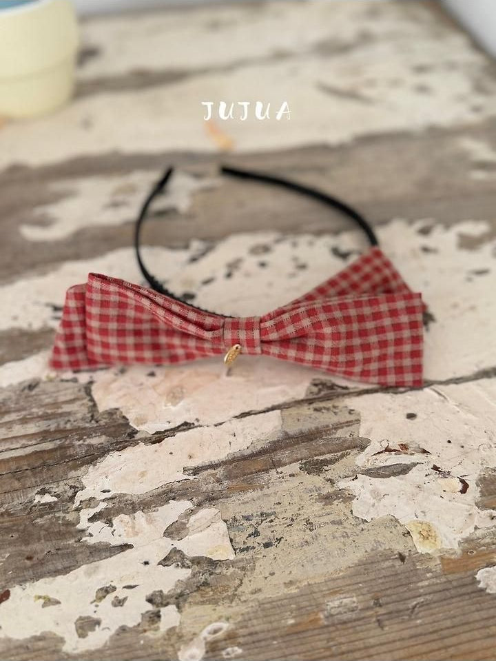 Candy Check Headband [jujua]（2026AW） 6