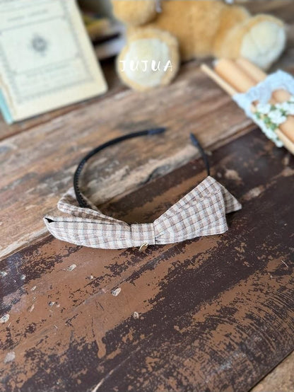 Candy Check Headband [jujua]（2026AW） 7