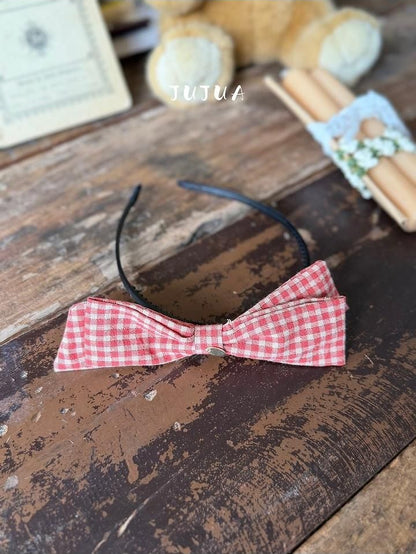 Candy Check Headband [jujua]（2026AW） 8