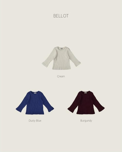 Wave Ribbed Tee [bellot]（2026AW） 2