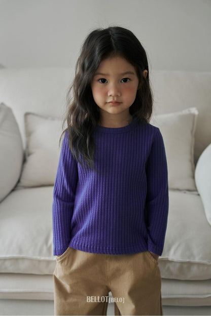 Wave Ribbed Tee [bellot]（2026AW） 11