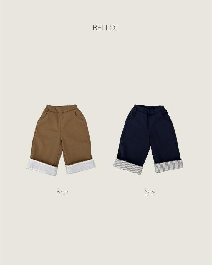 Turn-up Pants [bellot]（2026AW） 2