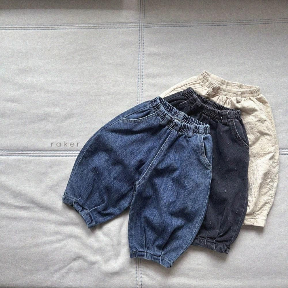 Oversized Pleat Pants - Denim [raker]（2026AW） 2
