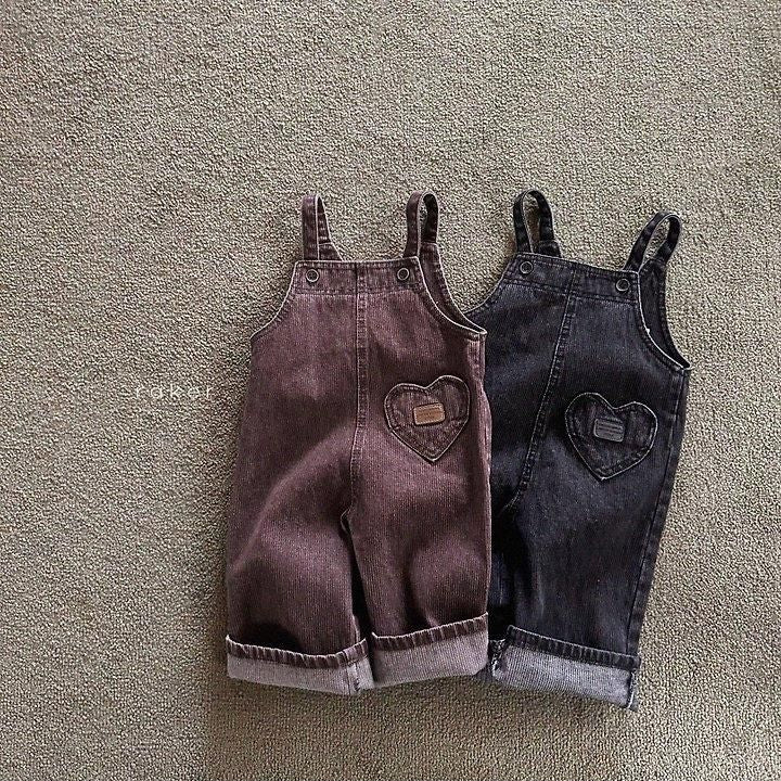 Heart Denim Ribbed Overall [raker]（2026AW） 2