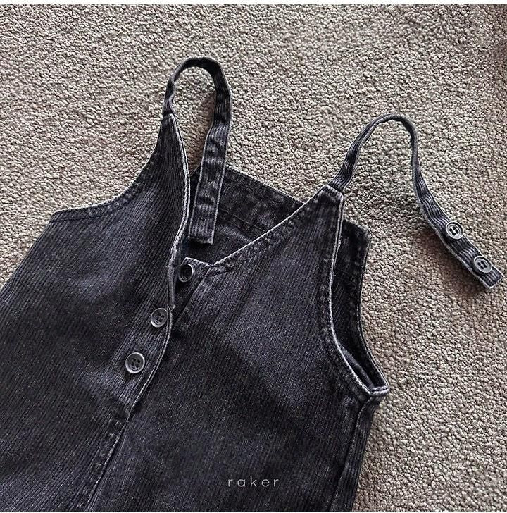 Heart Denim Ribbed Overall [raker]（2026AW） 5