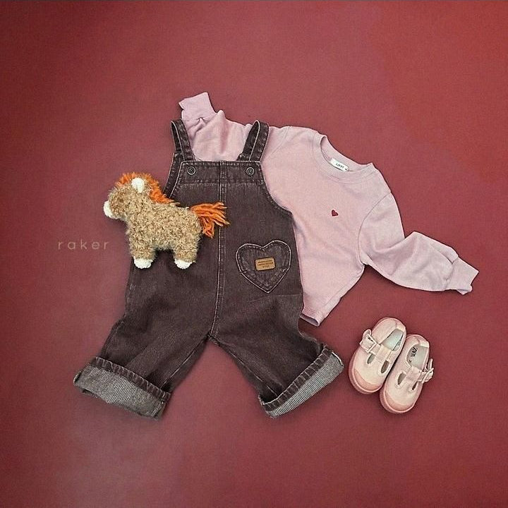 Heart Denim Ribbed Overall [raker]（2026AW） 8