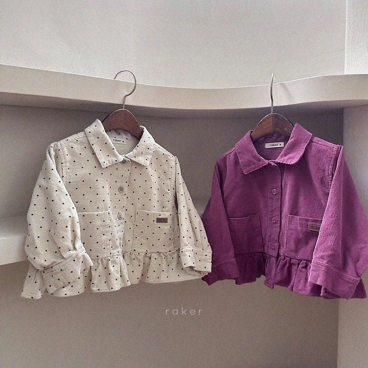 Frill Oversized Shirt - Cream Beige [raker]（2026AW） 2