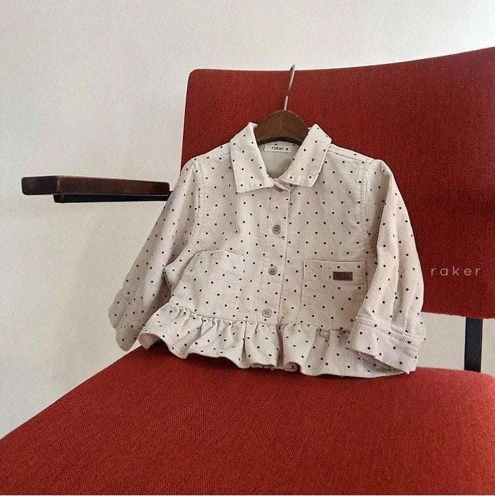 Frill Oversized Shirt - Cream Beige [raker]（2026AW） 3