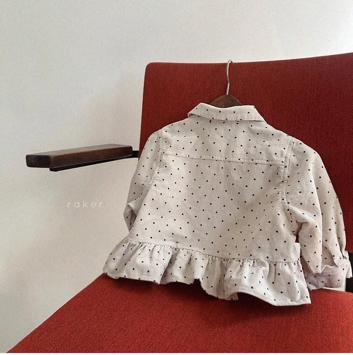 Frill Oversized Shirt - Cream Beige [raker]（2026AW） 4