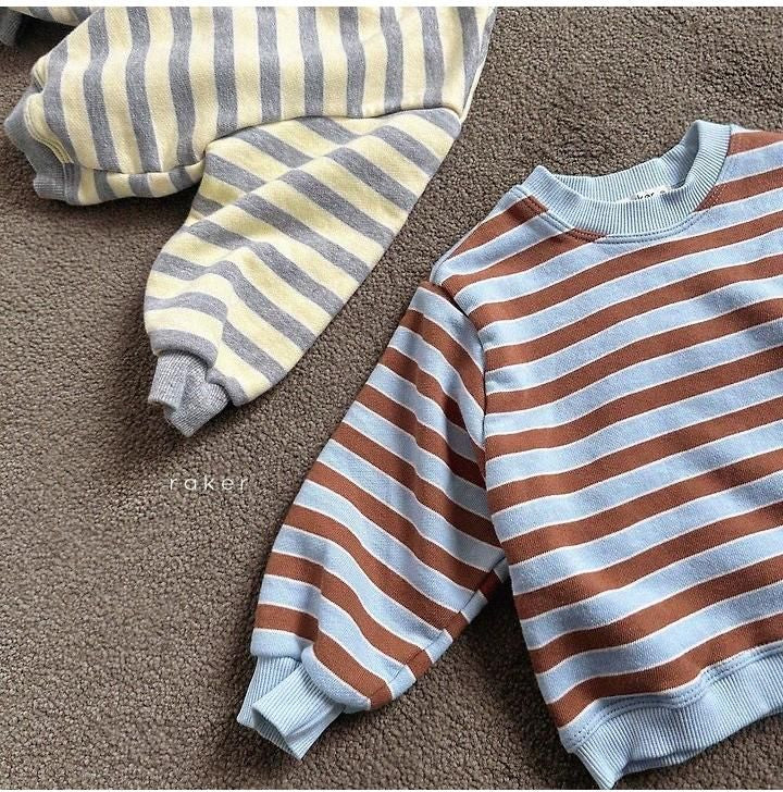 Crayon Stripe Sweatshirt [raker]（2026AW） 5