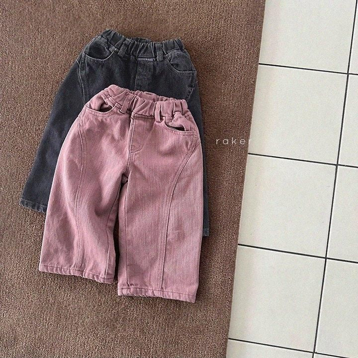 Diva Cut Wide Pants - Black Denim [raker]（2026AW） 2