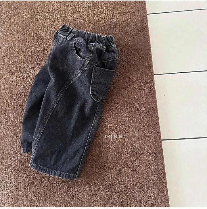 Diva Cut Wide Pants - Black Denim [raker]（2026AW） 3