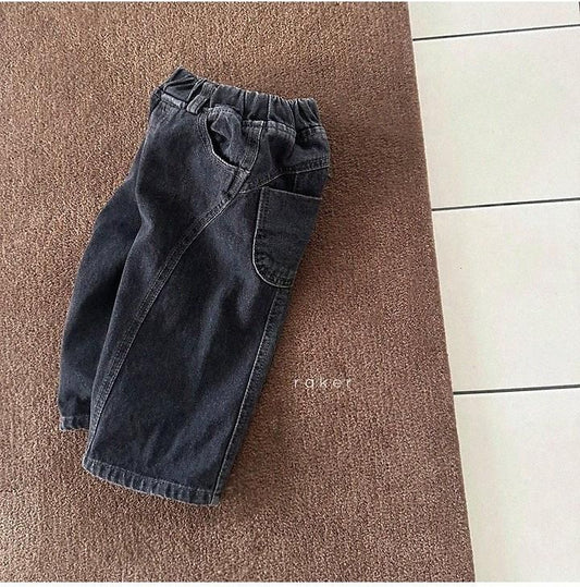 Diva Cut Wide Pants - Black Denim [raker]（2026AW） 3
