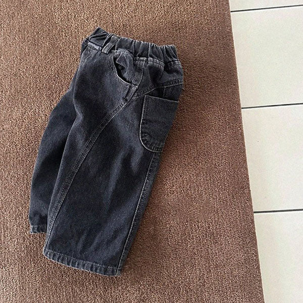 Diva Cut Wide Pants - Black Denim [raker]（2026AW） 1