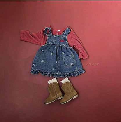 Mimi Jumper Skirt - Blue Denim [raker]（2026AW） 5