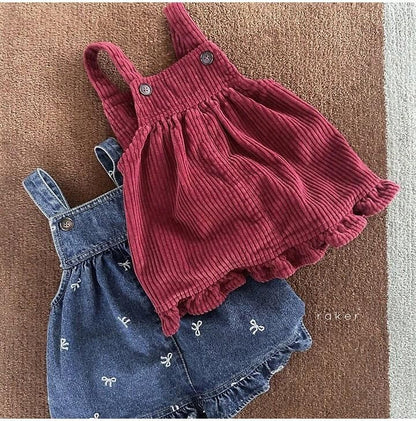Mimi Jumper Skirt - Red Corduroy [raker]（2026AW） 4