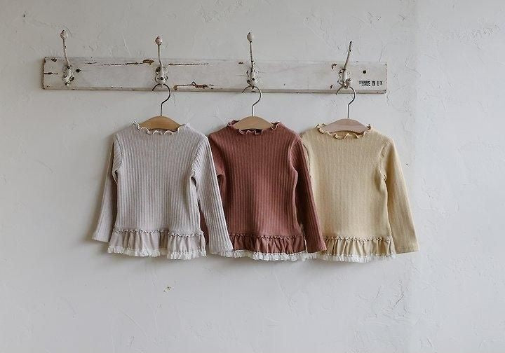 Bibi Ribbed Tee [Puella FLO]（2026AW） 3