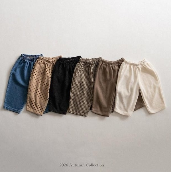 Pie Pants - Cream Mocha [anggo]（2026AW） 1