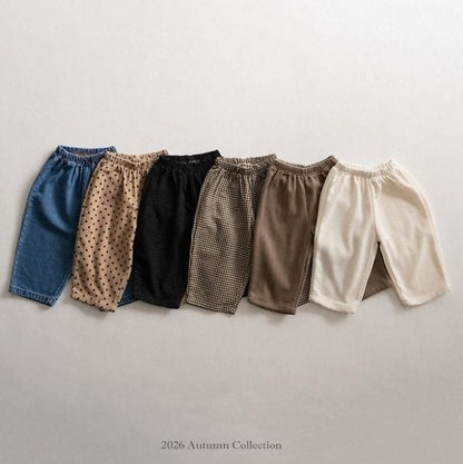 Pie Pants - Cream Mocha [anggo]（2026AW） 1