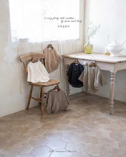Baby Pie Romper - Mocha Cream [anggo]（2026AW） 2