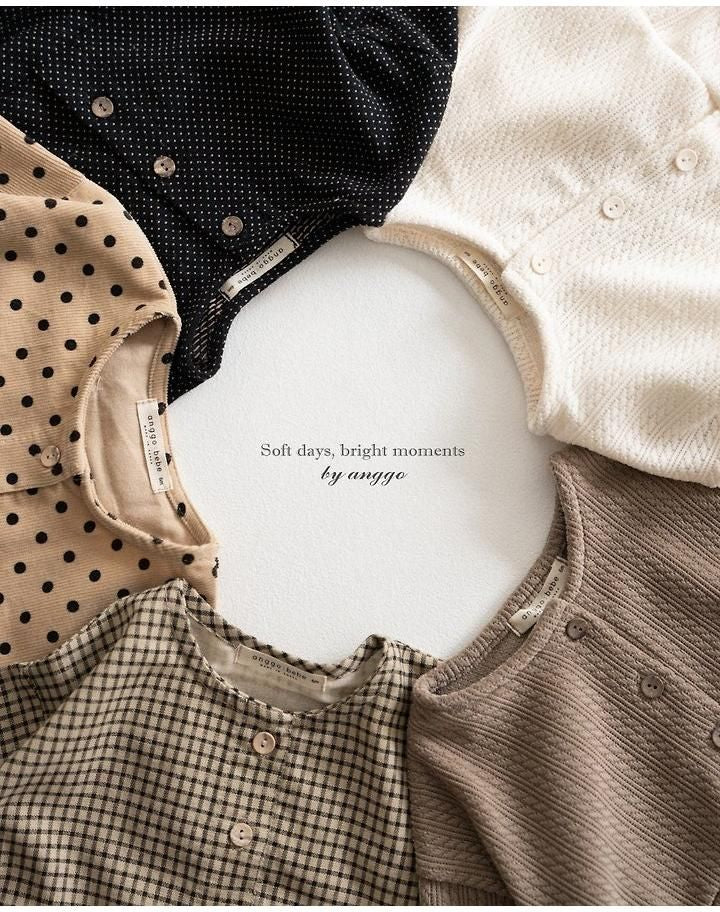Baby Pie Romper - Mocha Cream [anggo]（2026AW） 3
