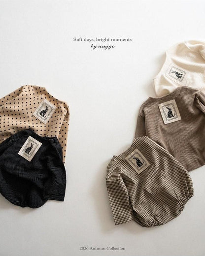 Baby Pie Romper - Mocha Cream [anggo]（2026AW） 7