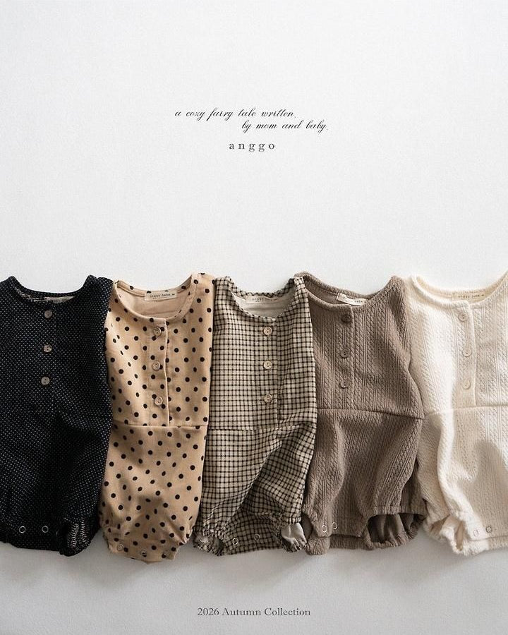 Baby Pie Romper - Mocha Cream [anggo]（2026AW） 8