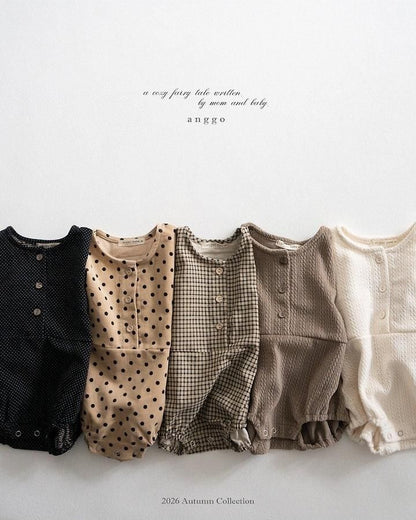 Baby Pie Romper - Mocha Cream [anggo]（2026AW） 8