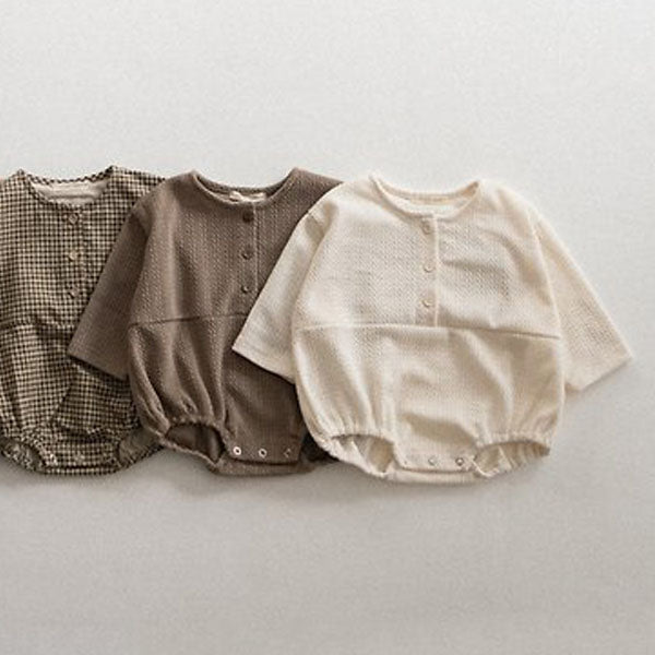 Baby Pie Romper - Mocha Cream [anggo]（2026AW） 1