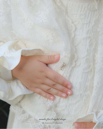 Eyelet Lace Muffler [anggo]（2026AW） 9