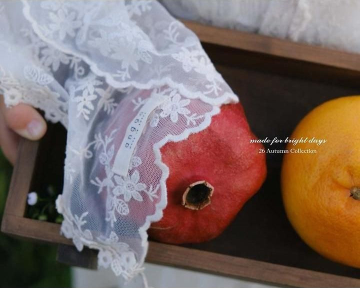 Eyelet Lace Muffler [anggo]（2026AW） 17