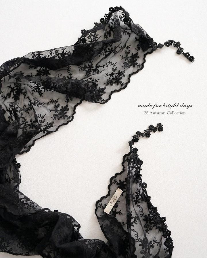 Eyelet Lace Muffler [anggo]（2026AW） 19