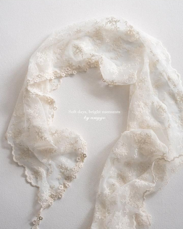 Eyelet Lace Muffler [anggo]（2026AW） 22