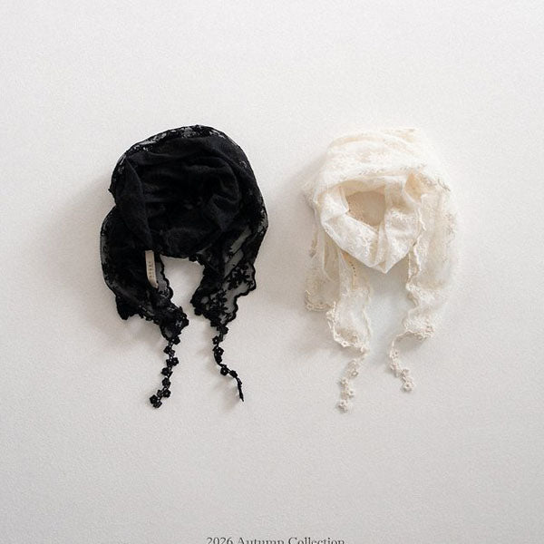 Eyelet Lace Muffler [anggo]（2026AW） 1