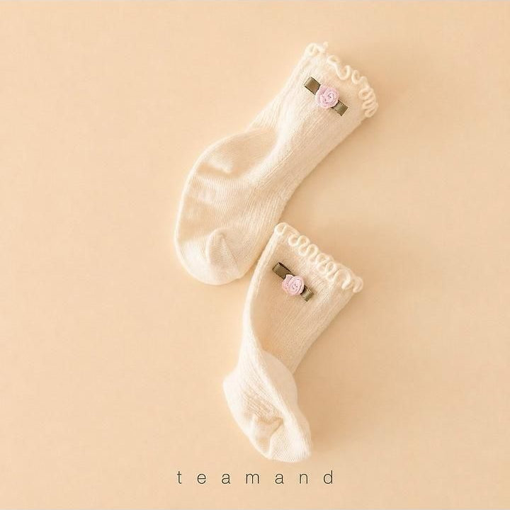 Small Flower Socks [teamand]（2026AW） 4