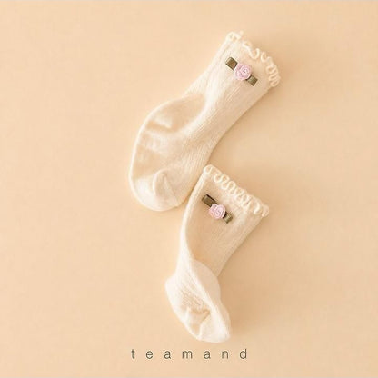 Small Flower Socks [teamand]（2026AW） 4
