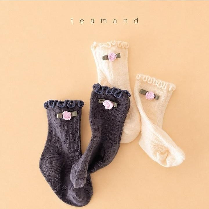 Small Flower Socks [teamand]（2026AW） 7